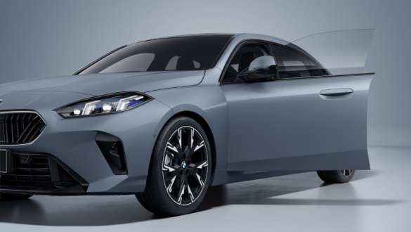 Tailpipe trims BMW 2 Series Gran Coupé Snapper Rocks Blue metallic F44 close-up rear