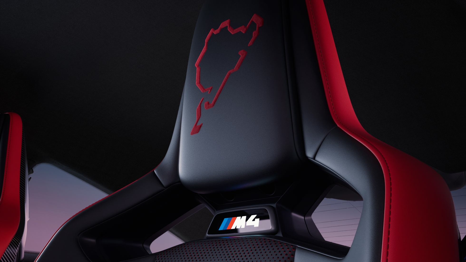  红⾊纽博格林赛道图案